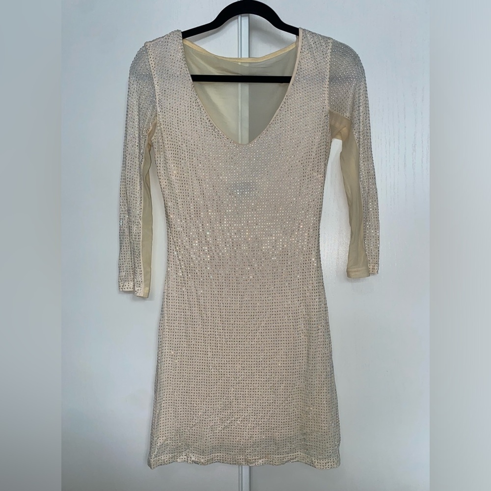 bebe sparkle dress